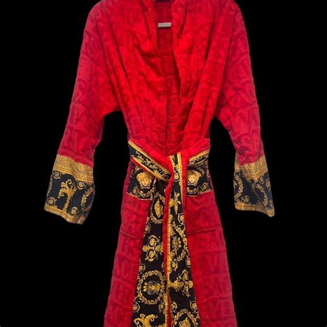 men's versace robe sale|versace unisex barocco sleeve robe.